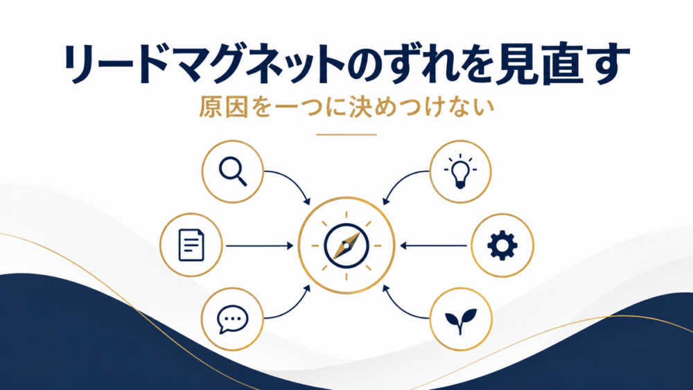 リードマグネットを見直すのアイキャッチ